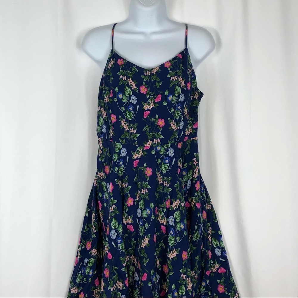 Old Navy floral spaghetti strap mini sundress L - Picture 7 of 15